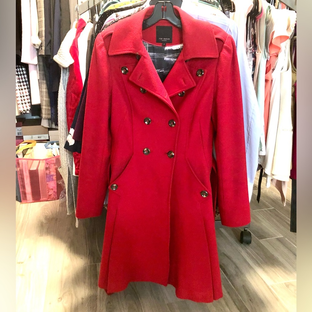 Ted Baker Red coat size 1 in Ted